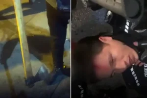 Ankara’da göstericiler polise balta fırlattı