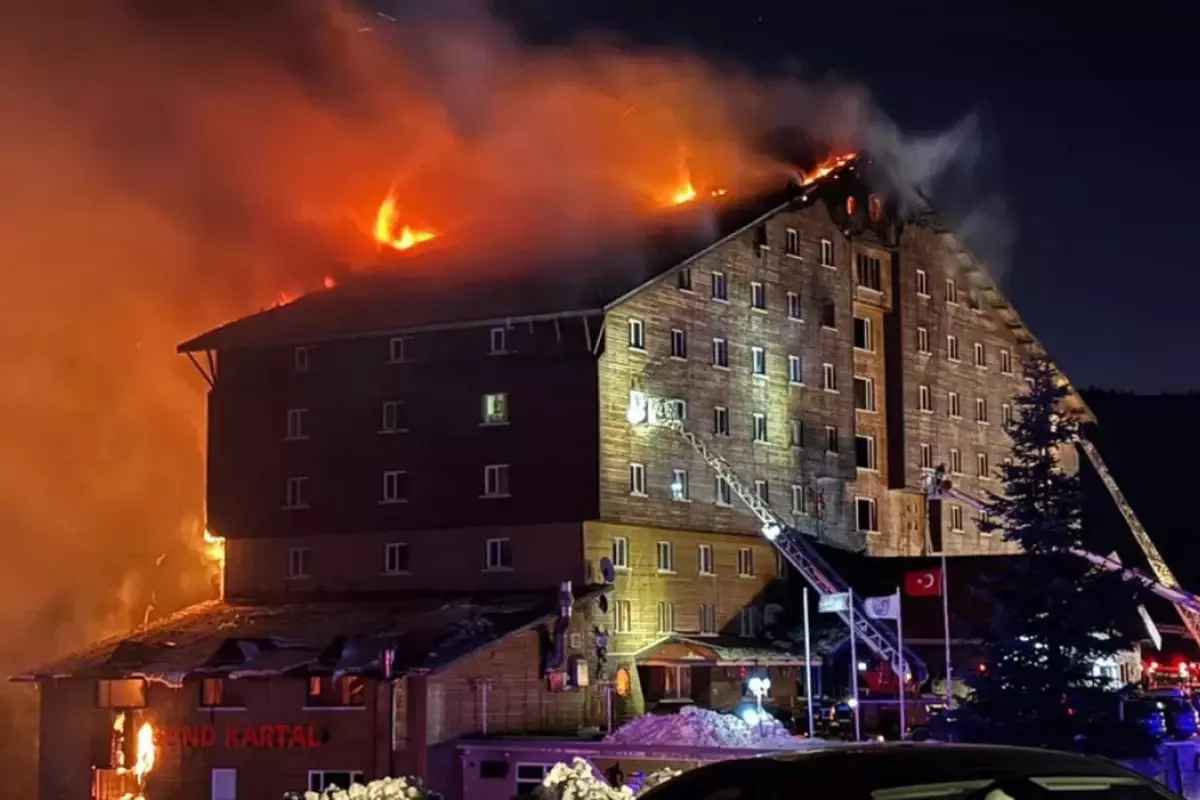 78 kişinin öldüğü otel yangınıyla ilgili yeni gelişme