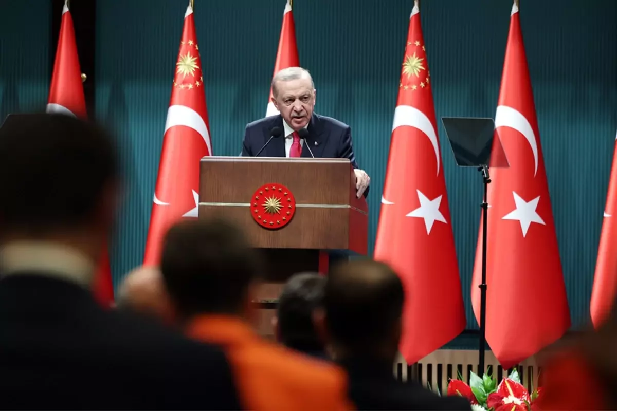 Cumhurbaşkanı Erdoğan, Kabine sonrası açıklamalarda bulunuyor