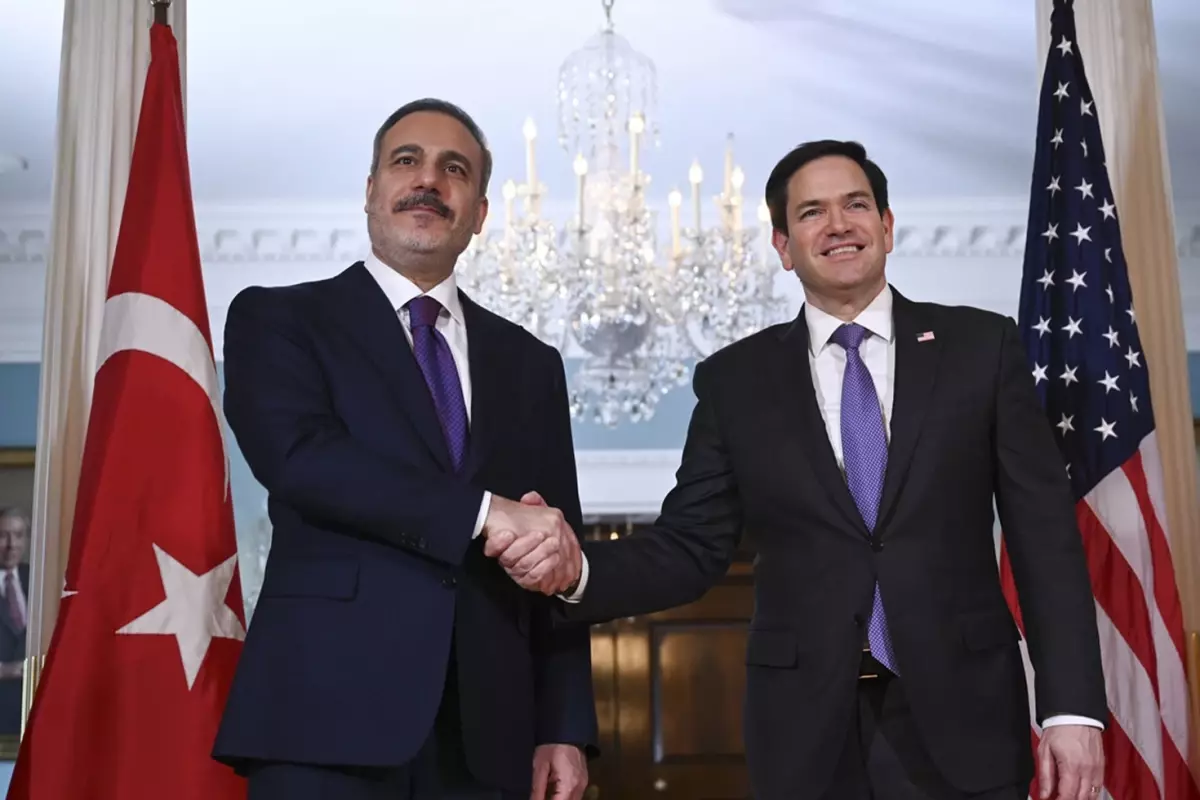 Bakan Fidan, ABD’li mevkidaşı Rubio ile bir araya geldi