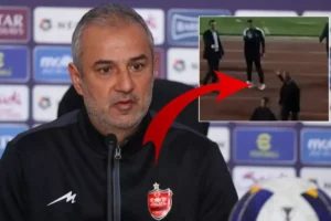 Onu daha önce böyle görmediniz! Maç sonuna damga vuran görüntü