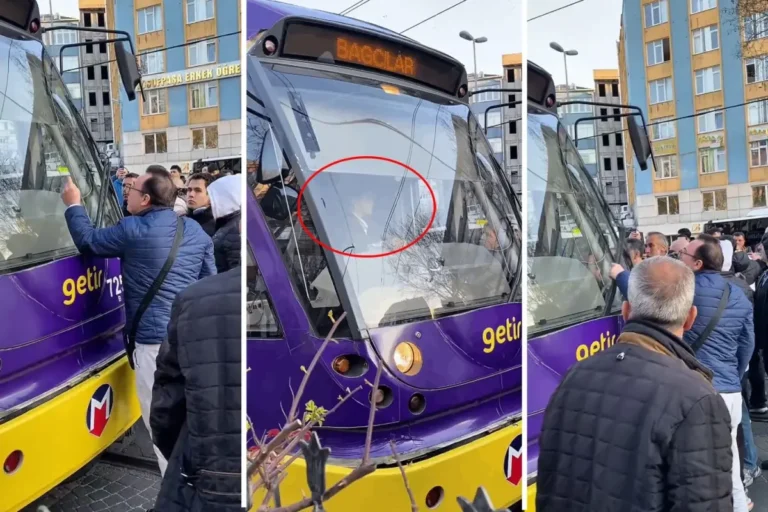 Yapılanlara dayanamayan kadın vatman ağlayarak perdeyi indirdi