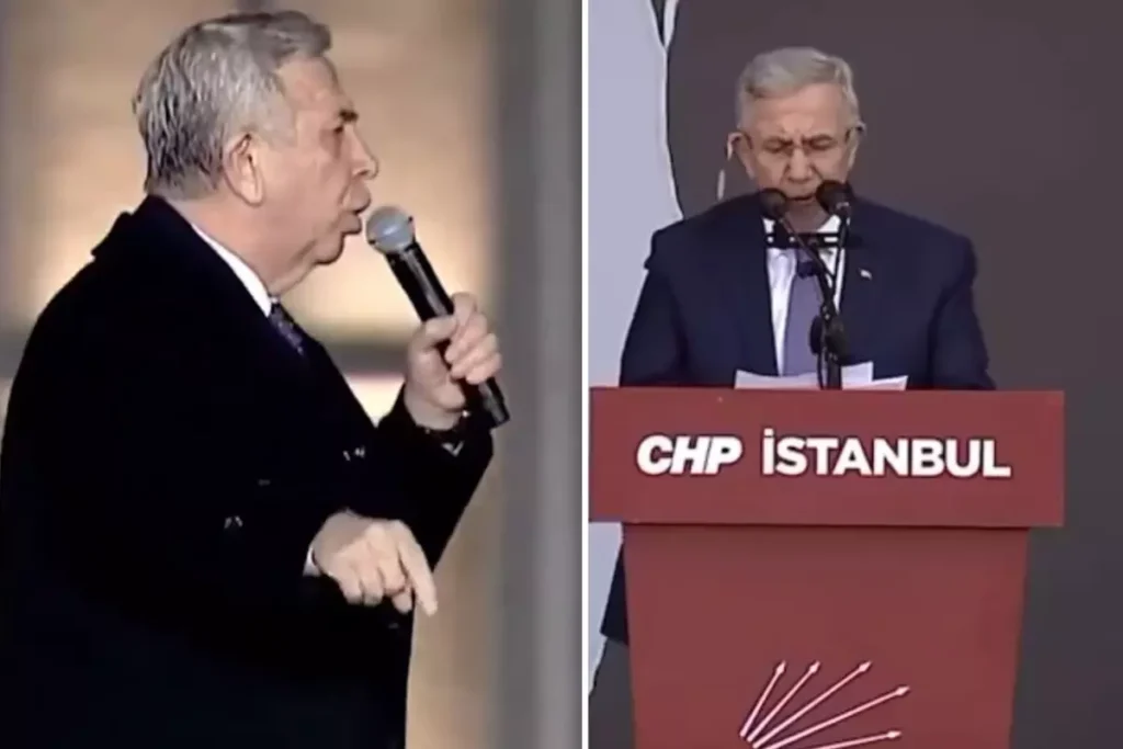Mansur Yavaş, Maltepe mitinginde sahneye temkinli çıktı
