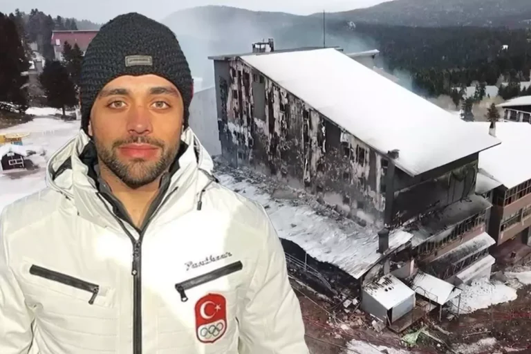 Milli sporcu yangından dakikalar önce bu paylaşımı yapmış