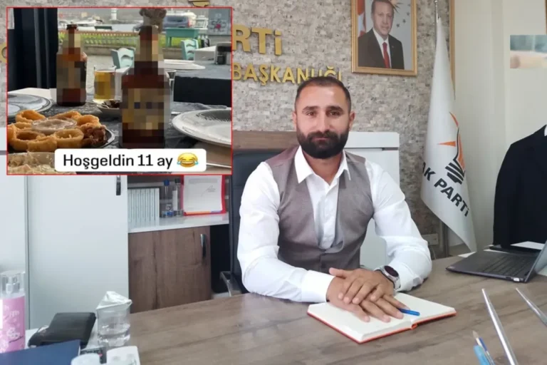 AK Partili başkandan içkili paylaşım! Eleştirilere yanıtı daha bomba