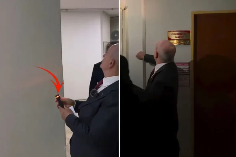 Belediye başkanının binalara yaptığı ‘sağlamlık’ testine bakın