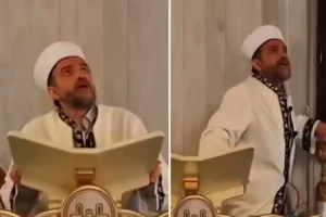 Depreme camide yakalanan imamın zor anları