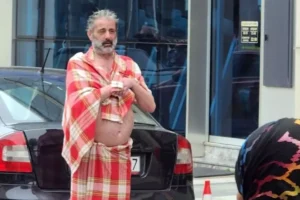 Görüntü İstanbul’dan! Depreme hiç olmayacak yerde yakalandı