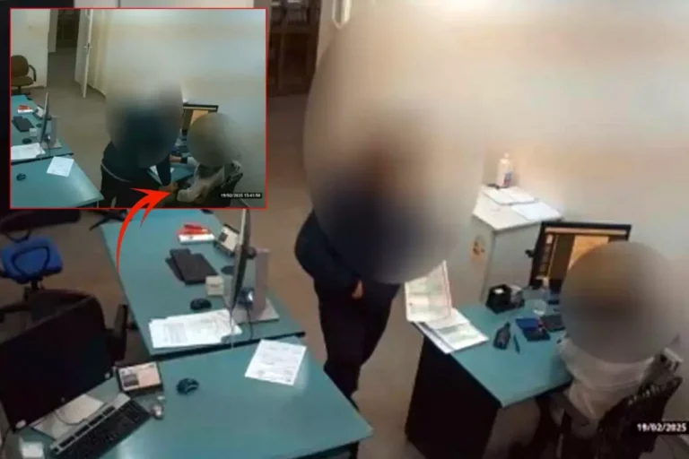 Rüşvet anı kamerada