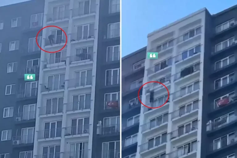 Kendini 26. kattan aşağı bıraktı