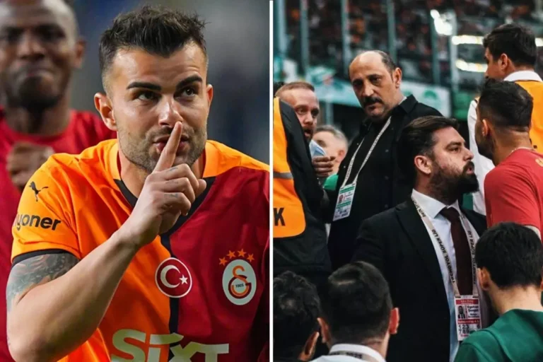 Maç biter bitmez isyan etti