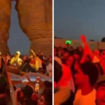 Suudi Arabistan’dan dikkat çeken parti görüntüleri!