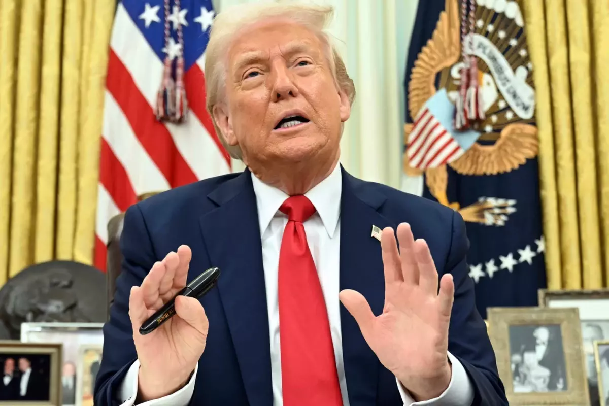 Trump’ın tarihi konuşmasını yaptı! Dünyaya vergi yağdırdı