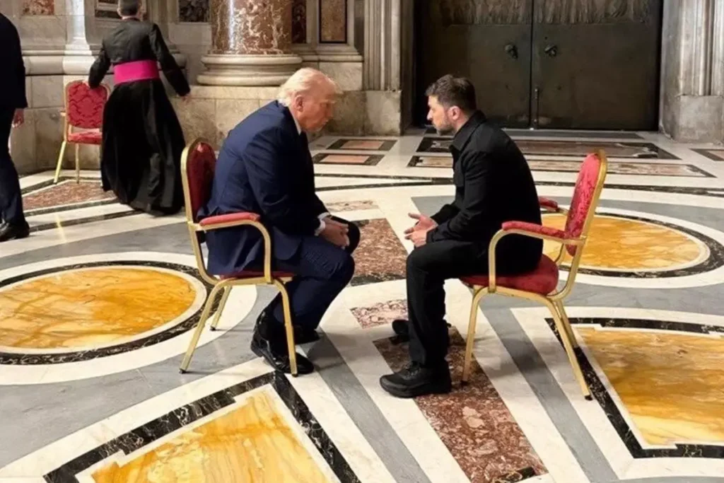 Tarihe geçecek kare! Başrolde Trump ve Zelenski var